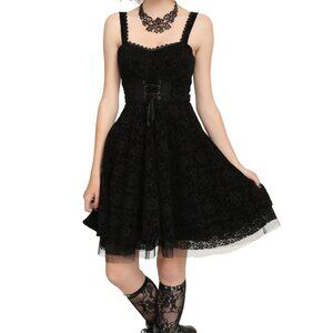 Disney Nightmare Before Christmas black plus size Sally Jack Dress costume sz 28